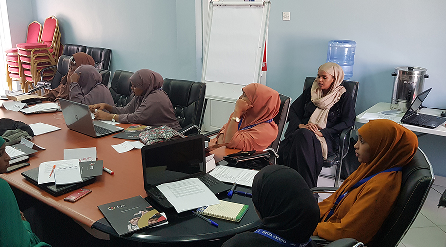 Female First workshop Somalia Iman Elman