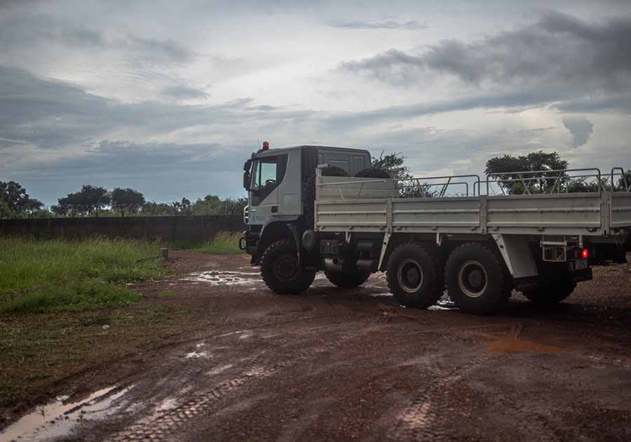 food delivery truck south sudan