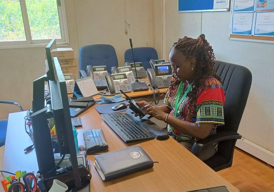 Women in tech. Esther Mbugua, ICT Systems Integration Support Technician.