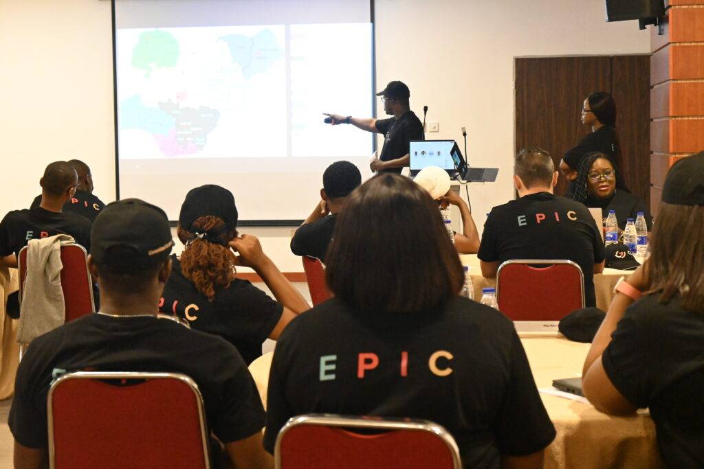 CTG staff member training local consultants. 